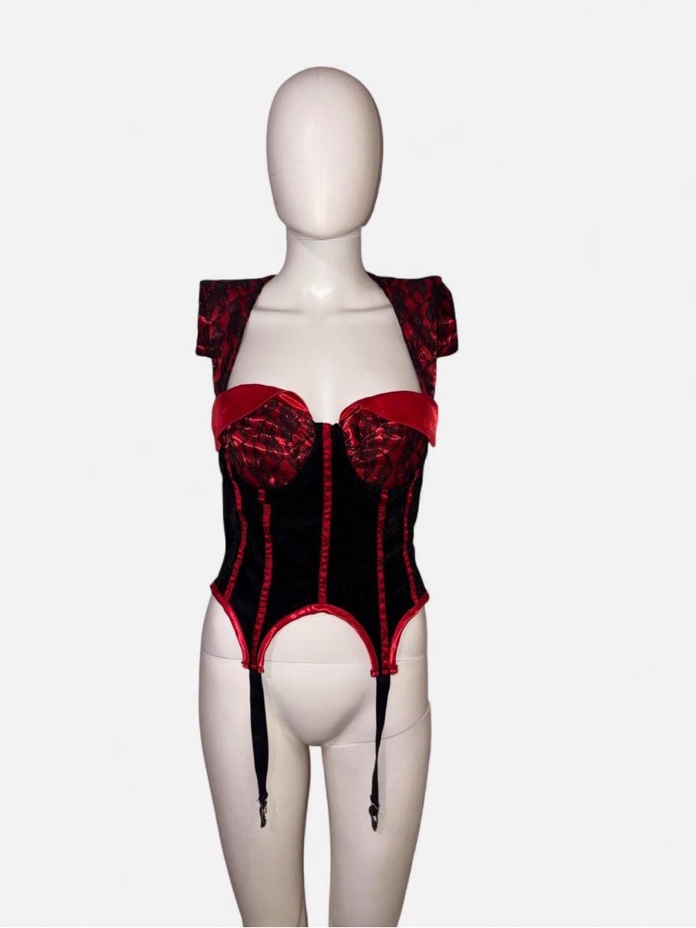 Delicious Red and Black Halloween corset